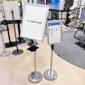 Metal Poster Stand Stand Publicity Sign Setent